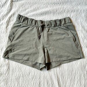 gray lululemon shorts